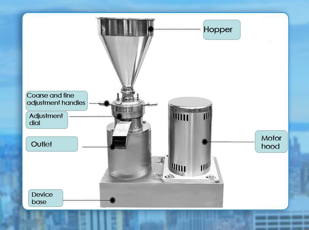 máquina para hacer crema de cacahuate