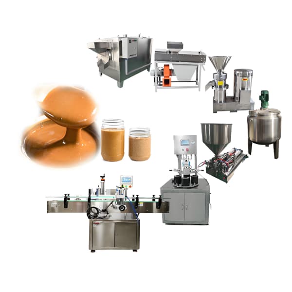 Industrial peanut butter machine