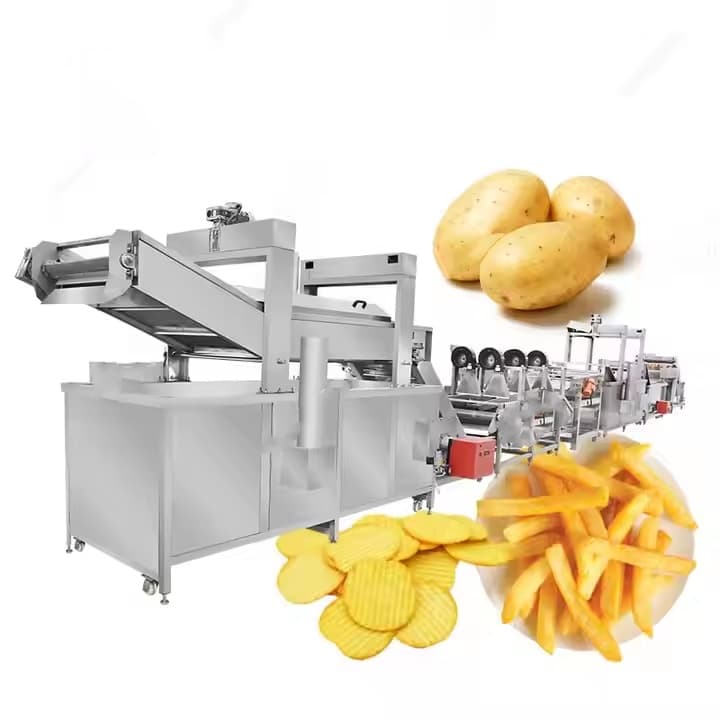máquina para hacer papas fritas industrial