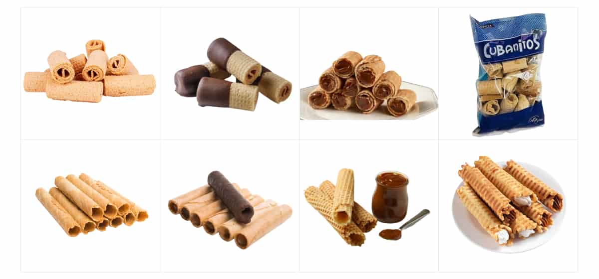 waffle roll cubanitos ice cream waffle cuchuflis barquillos waffle roll maker